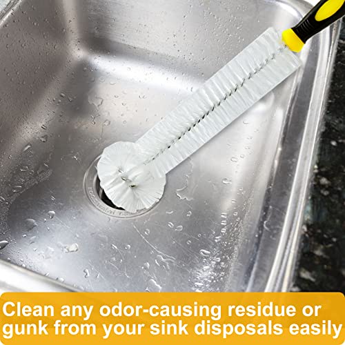 Garbage Disposal Cleaning Brush 15in - Deodorizer & Gunk Remover for InSinkErator
