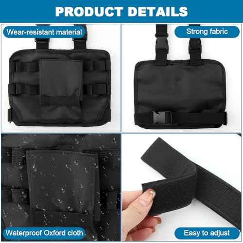 Tool Pouch, Multifunctional Leg Bag with Belt Clip, Leg Pocket Pouch, Utility Mini Tool Organizer Pouch for Men, Electrician, DIY, Automotive, Craftsman, Carpenter, Plumbers