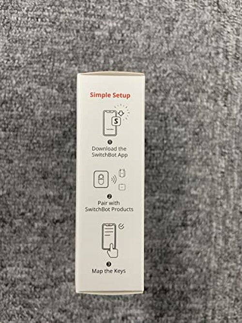 SwitchBot Remote One Touch Button - Compatible with SwitchBot Bot, Curtain Robot, Color Bulb, Plug Mini and Blind Tilt, Smart Home Easy to Control, Bluetooth Long Range 5.0