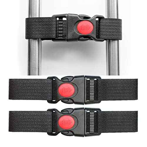 French Door Fridge Lock Multifunctional Baby Cabinet Lock for Refrigerators Cabinets RV Cable Tie Best Gifts for Child Safety Products Black 2 Pack