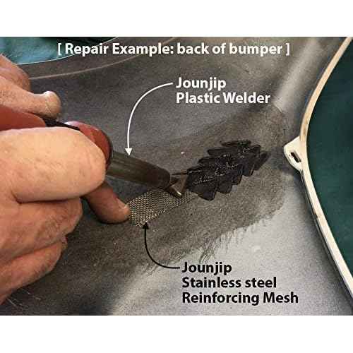 JOUNJIP Standard Plastic Welding Kit- UL Certified Welder 80W- Professional Grade Plastic Repair Kit for Automotive Car Bumper, Kayak, Tank Repair