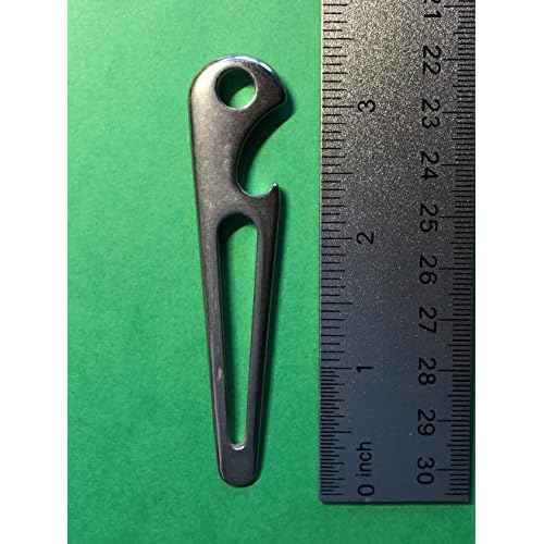 US STAINLESS Stainless Steel 316 Shackle Key with Bottle Opener Sailor Tool Screw Driver