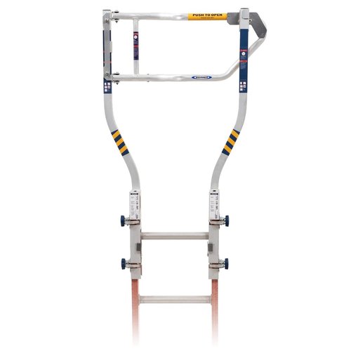 Industrial Products Werner X300000 Extension Ladder WalkThru with X300001 Aluminum Safety Gate Accessory