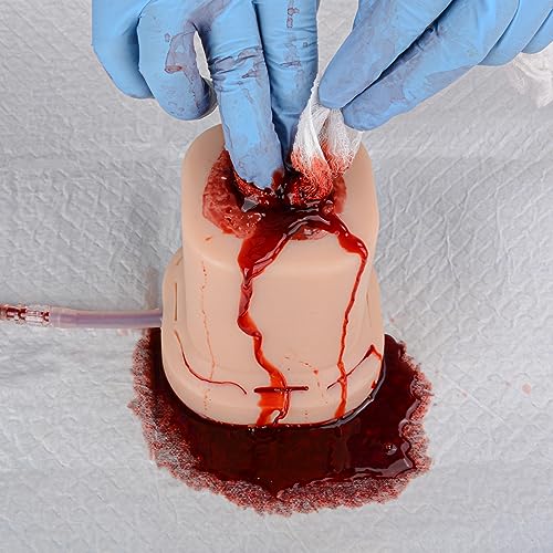 Wound Packing Trainer Gunshot Simulation Kit with Carrying Case