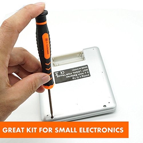 Small Phillips Screwdriver Set,TECKMAN 5 Piece Repair Tools Kit for Steam Deck with 1.2mm,1.5mm,2.0mm,3.0mm,4.0mm The Most Commonly Used Phillips Screwdrivers