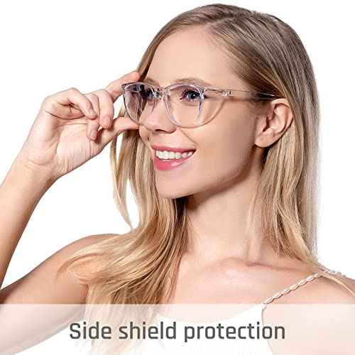 MORK&SUKY Safety Glasses, Stylish Goggles With No Fog Lense, Alternatives To Regular Protective Eyewear For Lab and Nursing.