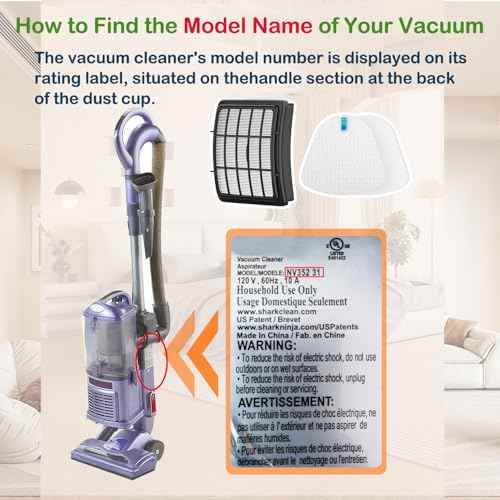 2 + 4 Pack Filters for Shark Vacuum Navigator Lift Away Filter Replacement ZU503AMZ NV350 NV351 NV352 NV355 NV356E NV357 NV360 NV370 UV440 UV540, Parts XFF350 XHF350