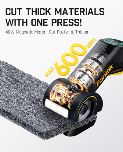 Fanttik C10 Pro Electric Cardboard Cutter Rotary Box Cutter with Digital Display