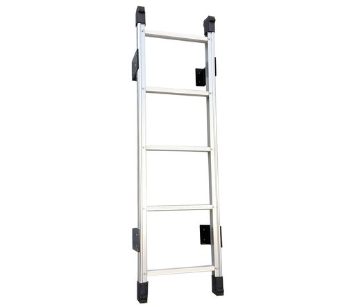 BIGalleons Basement Ladder 5 Rung, 54in H Aluminum Window Well Ladders, Fire Escape Ladder in Humid Environments with Load Capacity up to 500lbs Egress, Escape or Bunk Bed Laddering