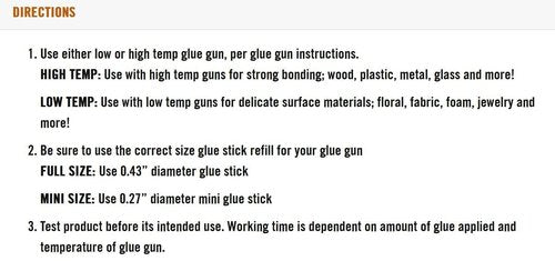 Gorilla Hot Glue Sticks, Clear Glue, Mini Size 4" Long x 0.27" Diameter, 75 Count (Pack of 1) - Safe for All Temperatures with Extended Working Time