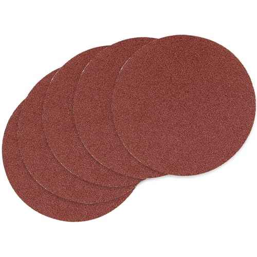 Utoolmart 6-inch PSA Sanding Discs, 5 Each of 80/100/120/180/240/400 Grit, Aluminum Oxide Self Stick Adhesive Round Shape Sandpaper for Random Orbital Sander Wood Metal Auto Dry Polishing, 30 Pcs