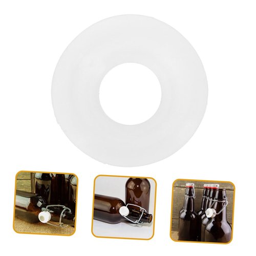 GLEAVI 2sets 10pcs Leak Seal Gaskets for Swing Replacement Washers for Soda and Beverage Bottles Easy Installation Half Pack 10pcs*2