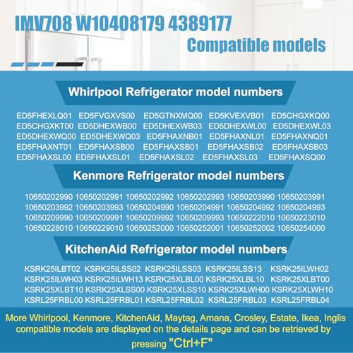 Whirlpool W10408179 Refrigerator Water Inlet Valve with 3 Ports