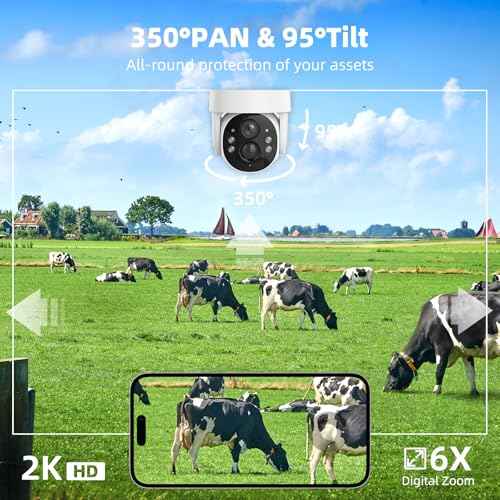 4G LTE Cellular No Wifi Security Cameras Outdoor, Solar Powered Wireless 4MP Cellular Security Camera, SD/Cloud Storage, PIR Motion Detection, Color Night Vision, 2 Ways Talk, Built in SIM Card