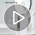Greenspring Matte Black 10 Inch Faucet Deck Plate for 2-3 Hole Sinks - Right Angled Edge