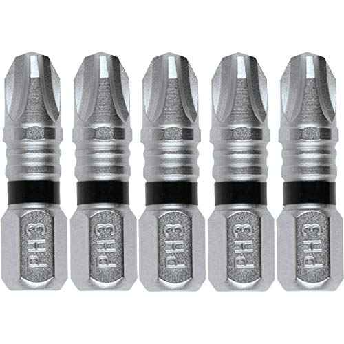 Makita E-00561 Impact XPS¢â #3 Phillips 1" Insert Bit, 5/pk