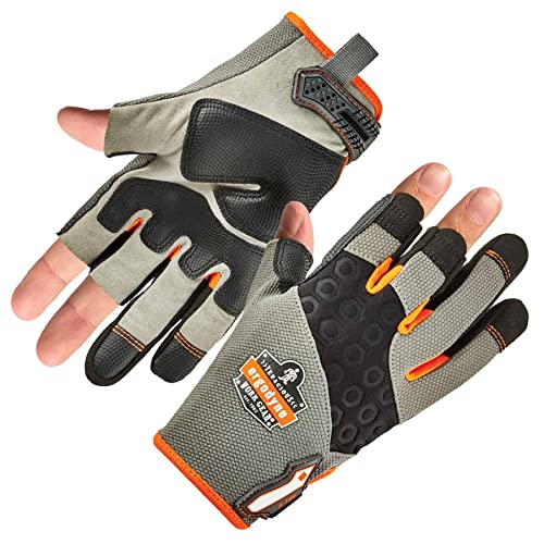 Ergodyne unisex adult Heavy-duty Heavy Duty Framing Gloves, Gray, Large Pack of 720 US