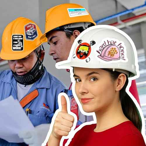 Hard Hat Stickers, 233 PCS Funny Stickers for Adults - Waterproof for Tool Box, Water Bottle, Construction Hat, Helmet ? Blue Collar Sticker for Men, Welder, Electrician
