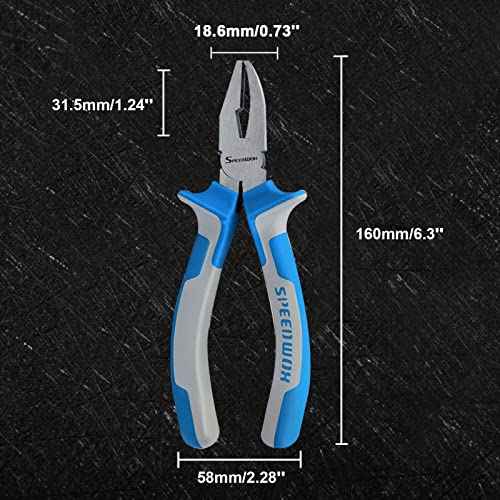 SPEEDWOX 6 Inches Breaker Grozer Pliers Breaking Pliers Professional Breaking and Grozing Pliers Nibble Glass for Stained Glass Work Tool