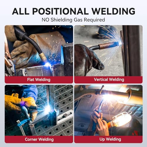 ARCCAPTAIN Flux Core Welding Wire .030¡° & .035" E71T-GS Mig Welding Wire 2-Pound Spool Gasless Mild Carbon Steel Compatible With Lincoln Miller Forney Harbor Welder