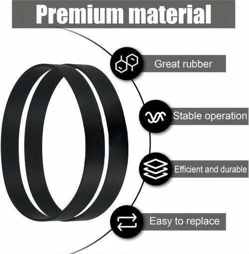 Voryiot 2* Vacuum Belt for Eureka Style U Vacuum Cleaner Models 5190 5550 5700 5740 5800
