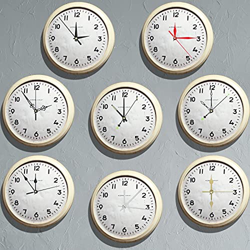 Mudder 6 Pcs Clock Mechanism Replacement Kit with 16mm Shaft, DIY Repair Set