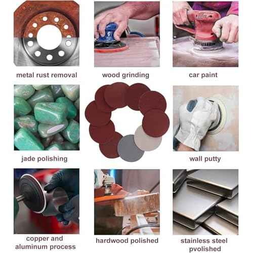 24-Pack 3-Inch Sanding Discs ? Round 75mm Hook & Loop Sandpaper Pads, Wet & Dry Sanding Discs for Wood, Metal, Automotive, 1000/1500/2000/3000/4000/5000 Grit Assortment