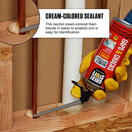 Great Stuff 99108824 Smart Dispenser Gaps & Cracks Cream 12oz Pack of 2