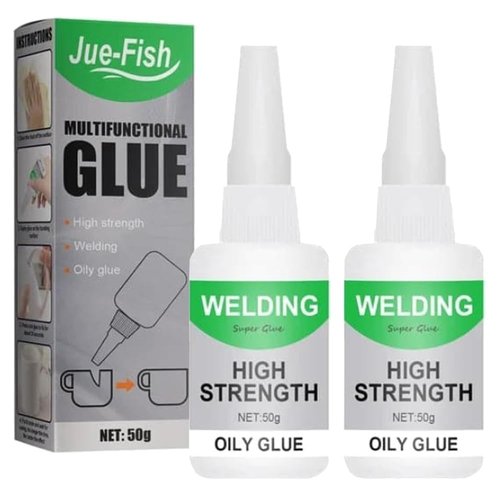 2025 New Jue-Fish Multifunctional Glue Powerful Universal Super Glue Fast Repair, Welding High-Strength Oily for Metal, Wood, Ceramics, Leather, Glass (2)