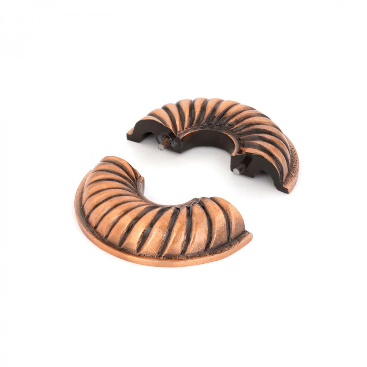 Renovators Supply Manufacturing Aluminum Escutcheon Plate 3.13" OD Escutcheon 3/4" IPS Antique Copper Oil Rubbed Finish Radiator Flange