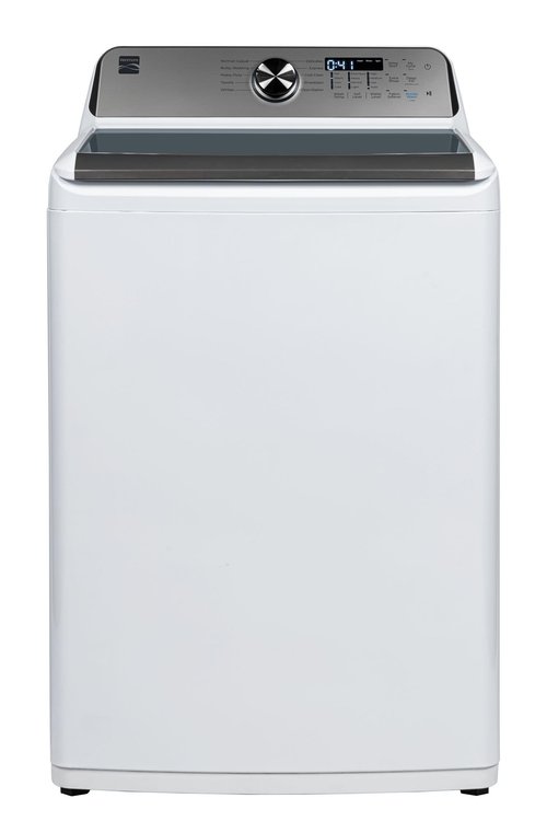 Kenmore 4.4 cu. ft. Top Load Washer with Triple Action Agitator for Tough Dirt & Stains-Reduce Laundry Time with Accela and Express Wash-LED, White