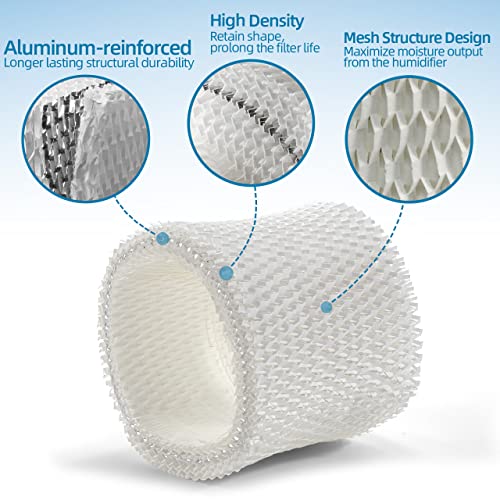 Alocs WF2 Humidifier Filter for Vicks Kaz 3020 3100 3500 3700 3800 3900 Pack of 4