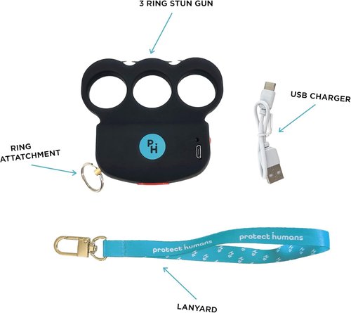 Stun Gun with Safety Switch, 1.03 Microcoloumbs