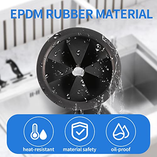 RQYEKDO 3-1/8" Upgraded EPDM Garbage Disposal Splash Guard, 1 Pack