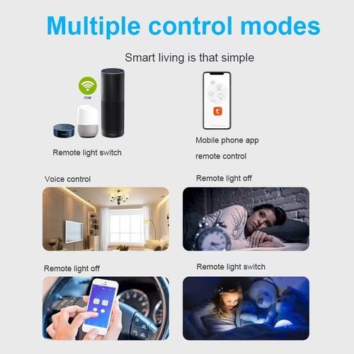 Tuya Smart Life WiFi Momentary Inching Relay Self-Locking Switch Module,DC 7-32V/USB 5V WiFi RF Bluetooth Relay,DIY Smart Home,Compatible with Alexa Goolge Home(1CH) (1CH)