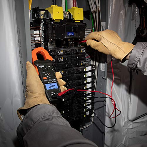 Klein Tools CL120 Digital Clamp Meter - Auto-Ranging 400A AC Electrical Testing Tool