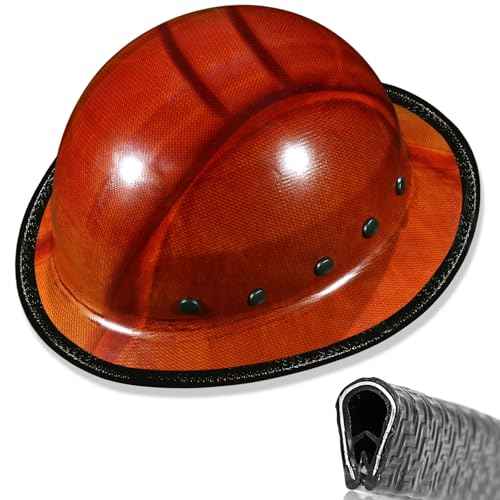 Full Brim Hard Hat Guard, Hard Hat Accessories, Strengthen Helmet Protection, 1PCS Length 36.6in, Black (Hard Hat Not Including£©