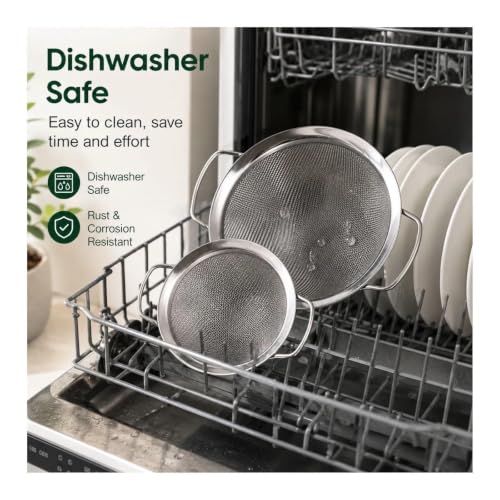 Leoriaie 2-Pack Juice Strainers for Nama J2 & Ninja Cold Press Juicers, 304 Stainless Steel, 5.5 & 6.3 Inch