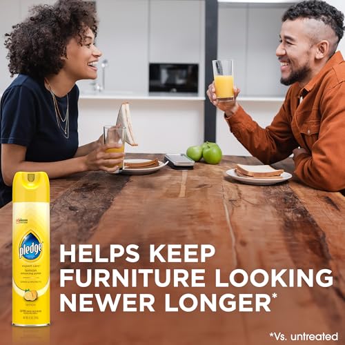 Pledge Expert Care Lemon Furniture Polish 9.7 oz Pack of 3 - Wood & Surface Cleaner
