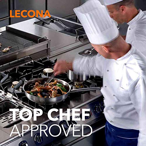 Lecona 10-Pack Gas Stove Burner Liners, Non-Stick Stovetop Protectors 10.6" x 10.6", Reusable & Dishwasher Safe
