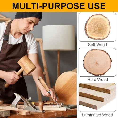 4 Piece Wood Chisel, Professional Wood Woodworking Tools Set,Bevel Edge Chisel Set