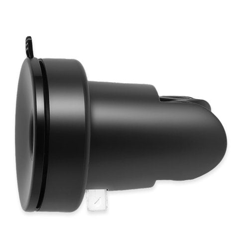 Handle held Shower Head Holder Suction Cup - Retachable - 5 Positions Adjustable - Bathroom Wall Mounted Shower Hose Holder - (Matte Black)