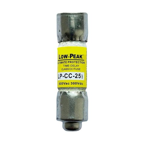 10-Pack New LP-CC-25 LP-CC-25A LP-CC 25A 600Vac Time Delay Fuse,LP-CC-25A Current Limiting Class CC Rejection Cartridge Fuses