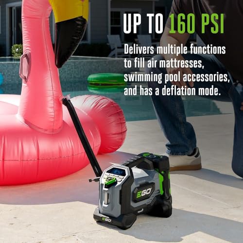 EGO POWER+ 160 PSI Portable Air Compressor & Inflator for Cars & Home