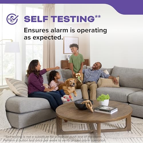 Kidde 30CUD10 Smoke & Carbon Monoxide Detector - 10-Year Battery, 1 Pack
