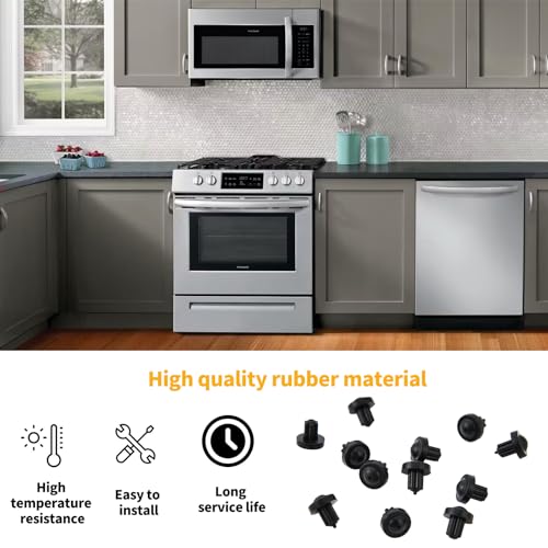 Frigidaire Stove Grate Feet 12 Pack Rubber Bumpers for Frigidaire Gas Range