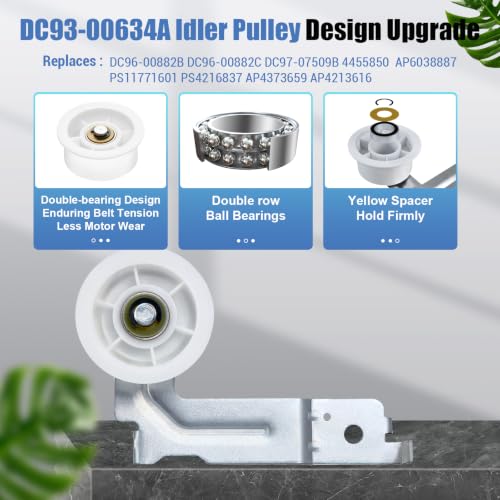 Samsung Dryer Repair Kit DC97-16782A Roller & Belt Replacement
