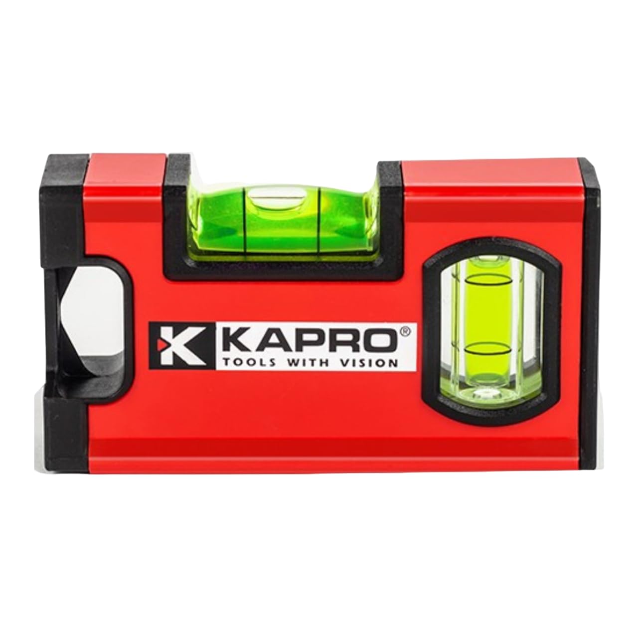 Kapro - 771M TWIN Magnetic Heavy Duty Toolbox Level - For Leveling and Measuring - Features V-Groove and Magnet Base - VPA Certified - 4 Inch
