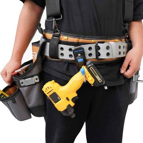 MELOTOUGH Tool Holster Cordless Drill Holster Tool Belt Hook with Metal Clip for Work Belt£¨Blue£©