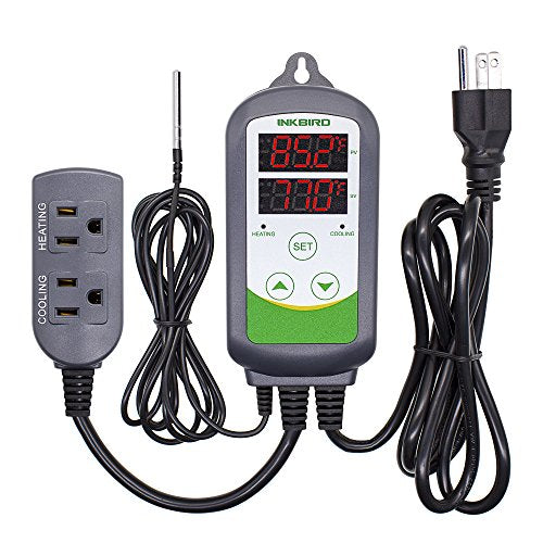 Inkbird ITC-308 Non-WiFi Digital Temperature Controller Thermostat - Dual Relay, Celsius/Fahrenheit